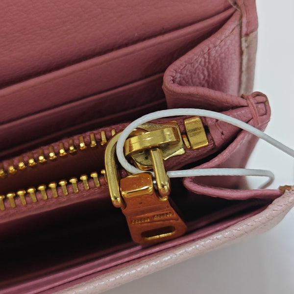 Calfskin Wallet Pink