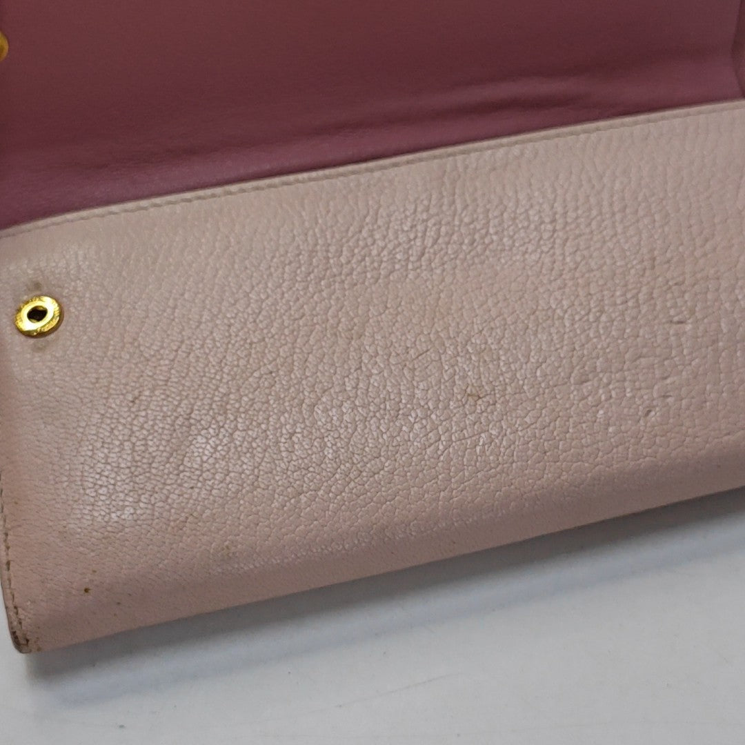 Calfskin Wallet Pink