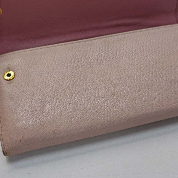 Calfskin Wallet Pink