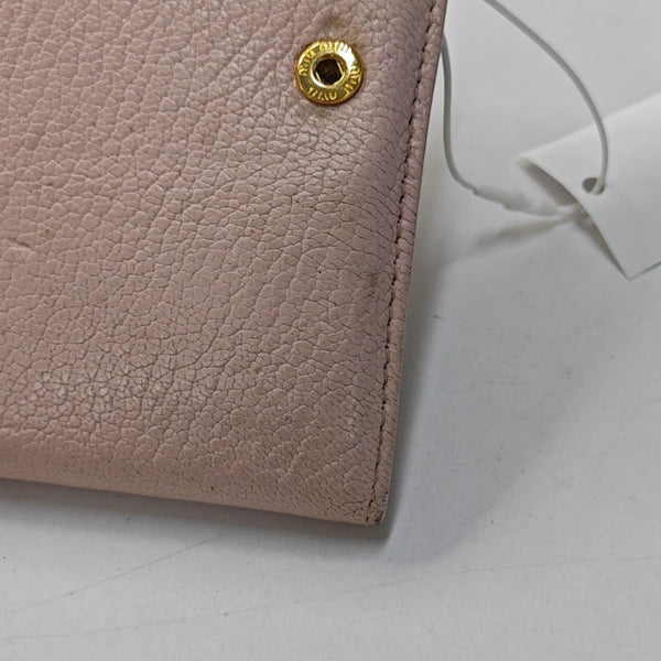 Calfskin Wallet Pink
