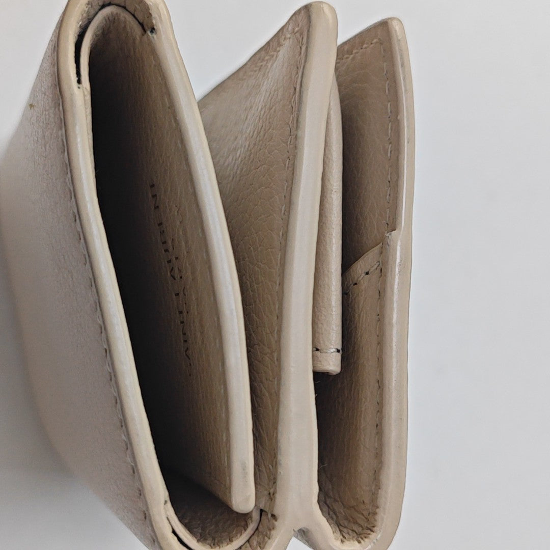 MONOGRAM Calfskin White Wallet