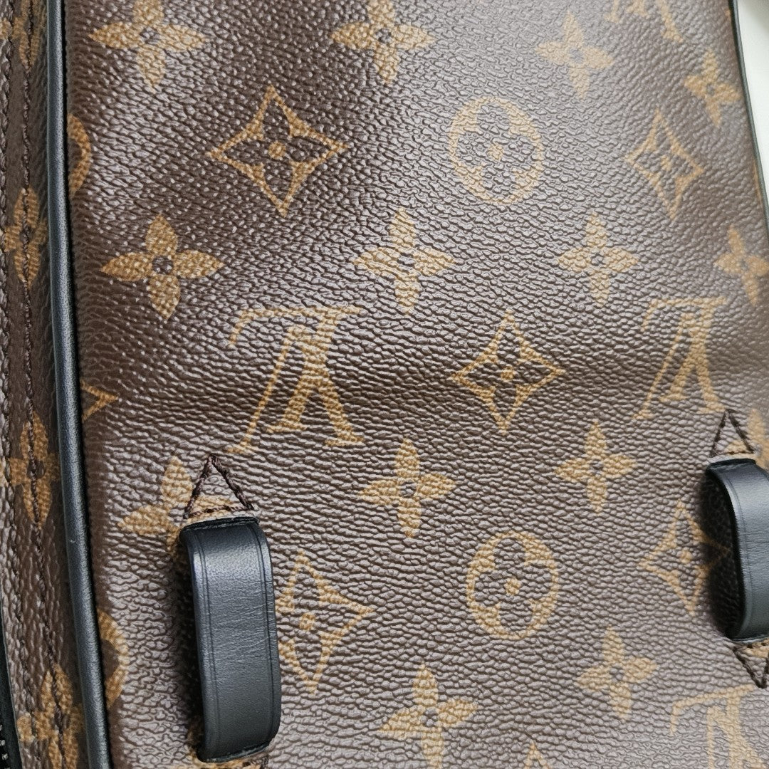 UTILITY SIDE Monogram Coated Canvas Brown