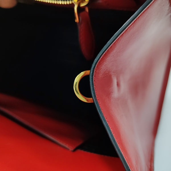 Saffiano Calfskin Red