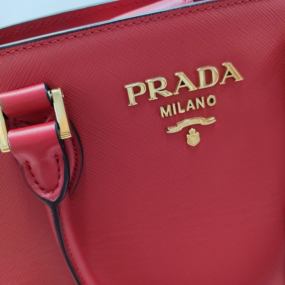 Saffiano Calfskin Red