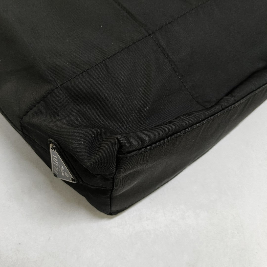 Quilted Nylon Black