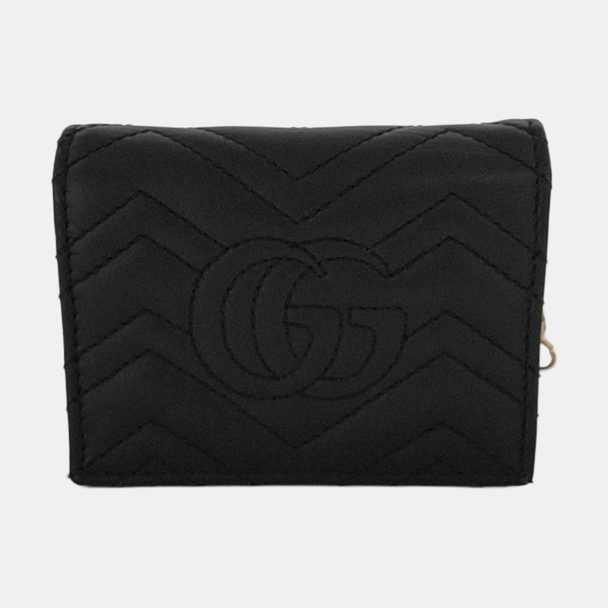 Authenticated pre-owned  GG Marmont Calfskin Black Wallet - Wallet at Looply