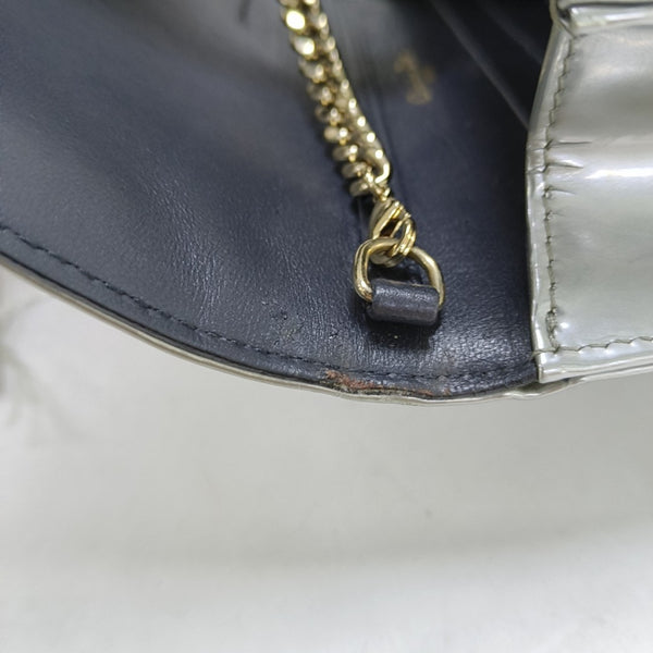 Diorama Cannage Calfskin Silver