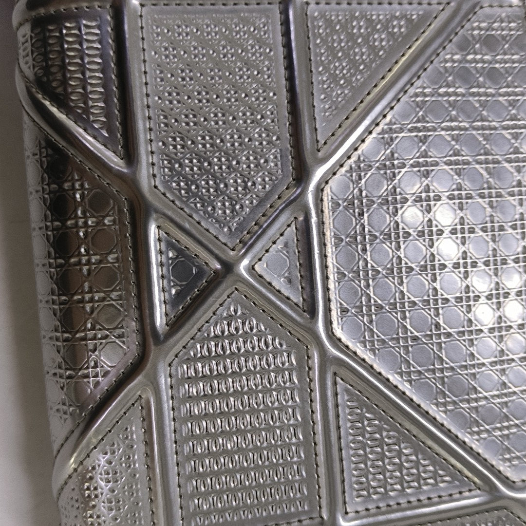 Diorama Cannage Calfskin Silver