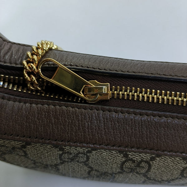 Ophidia Mini Monogram Coated Canvas Beige