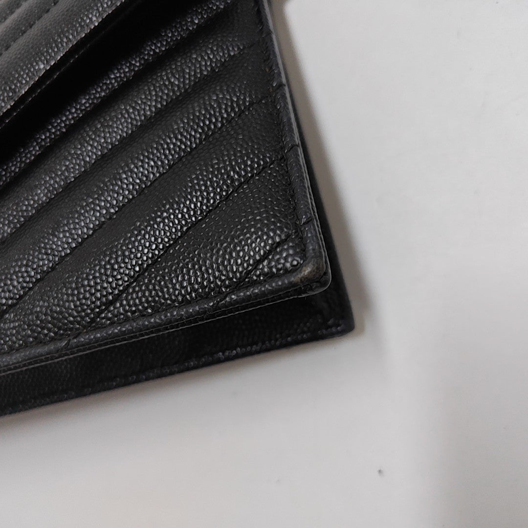 MONOGRAM WOC Chevron Calfskin Black