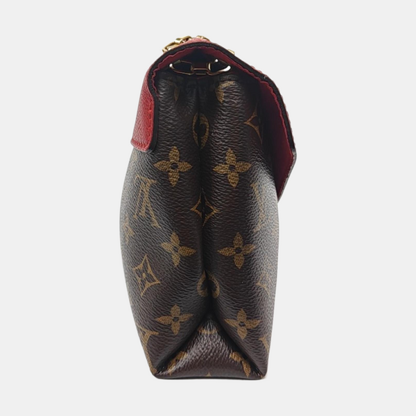 Authenticated pre-owned  Pallas Monogram Coated Canvas Brown - Shoulder Bag at Looply