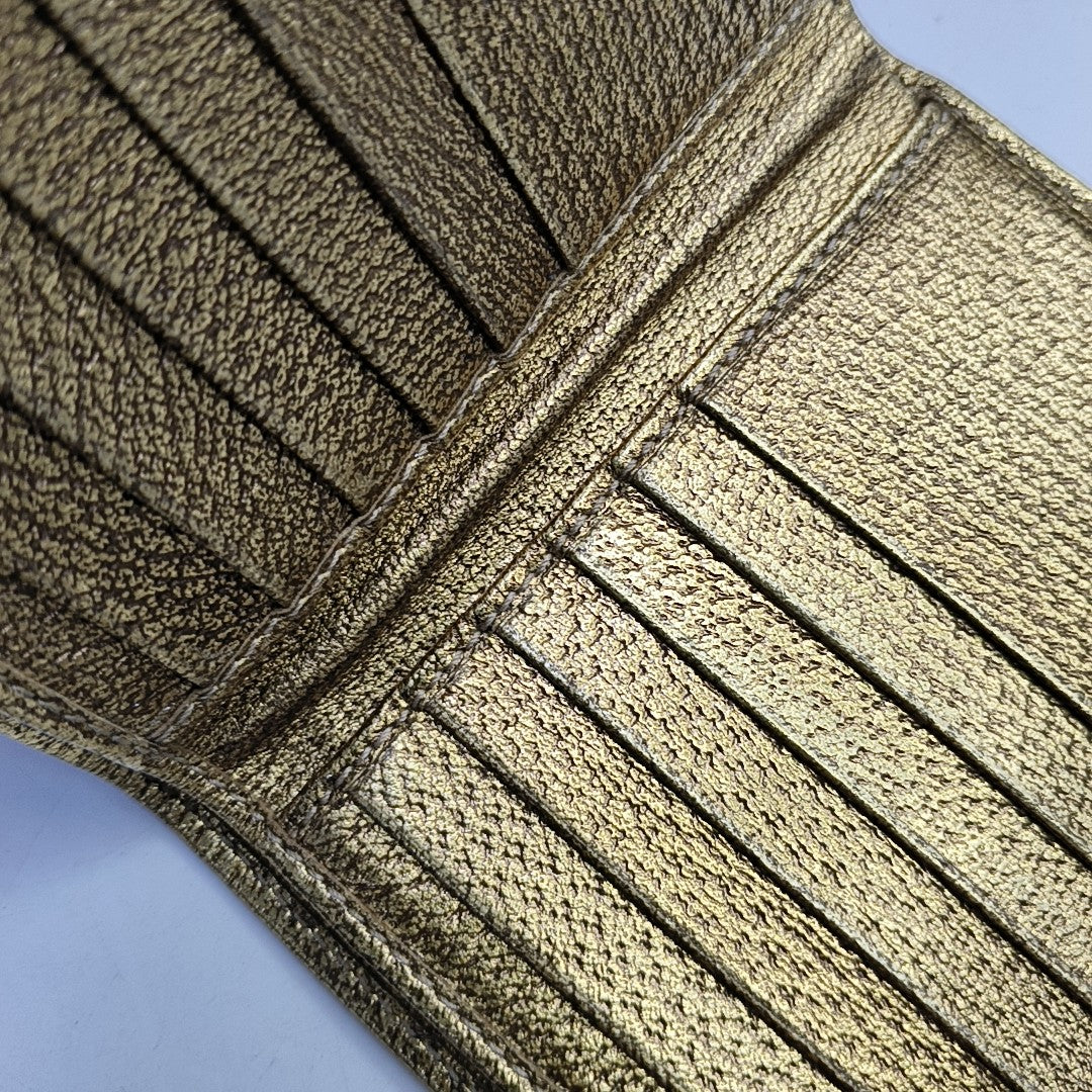 Monogram Fabric Wallet Beige