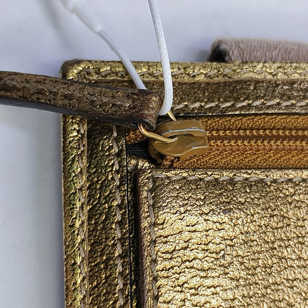 Monogram Fabric Wallet Beige