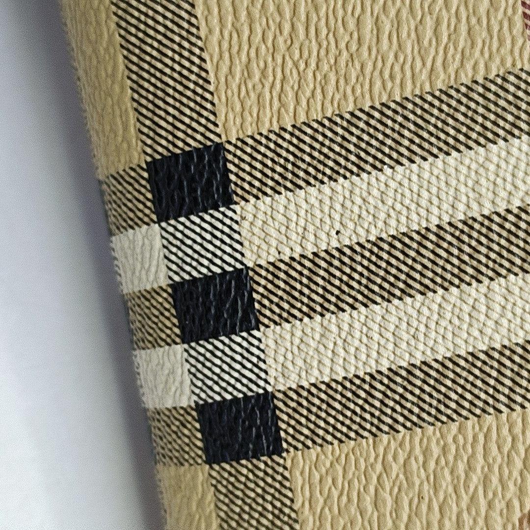 Coated Canvas Wallet Beige