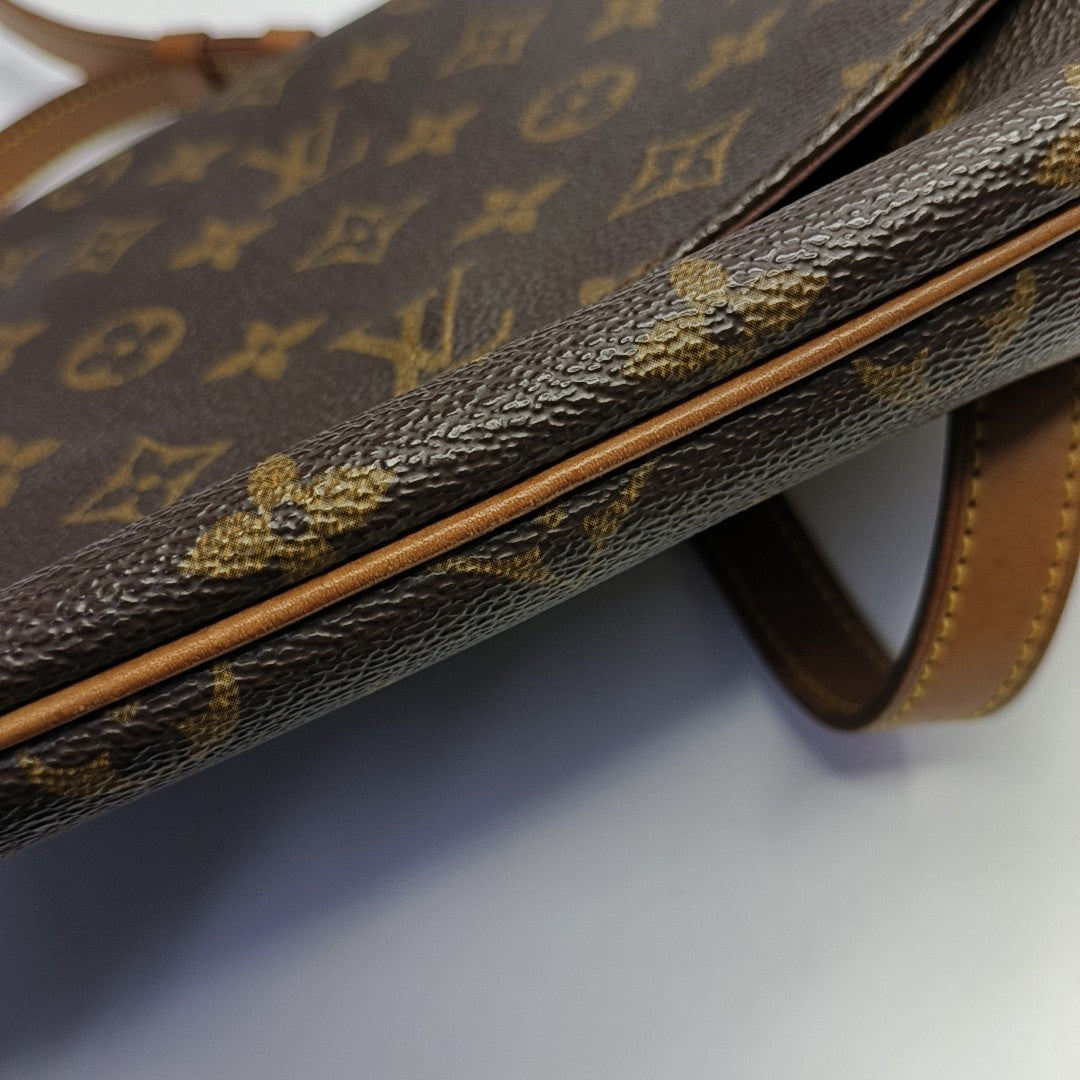 MUSETTE TANGO Monogram Coated Canvas Brown