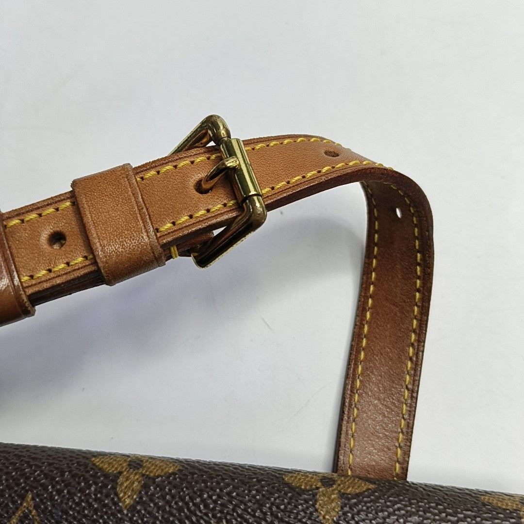 MUSETTE TANGO Monogram Coated Canvas Brown
