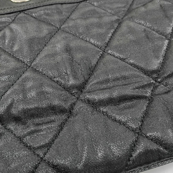 PARIS BIARRITZ Quilted Fabric Black