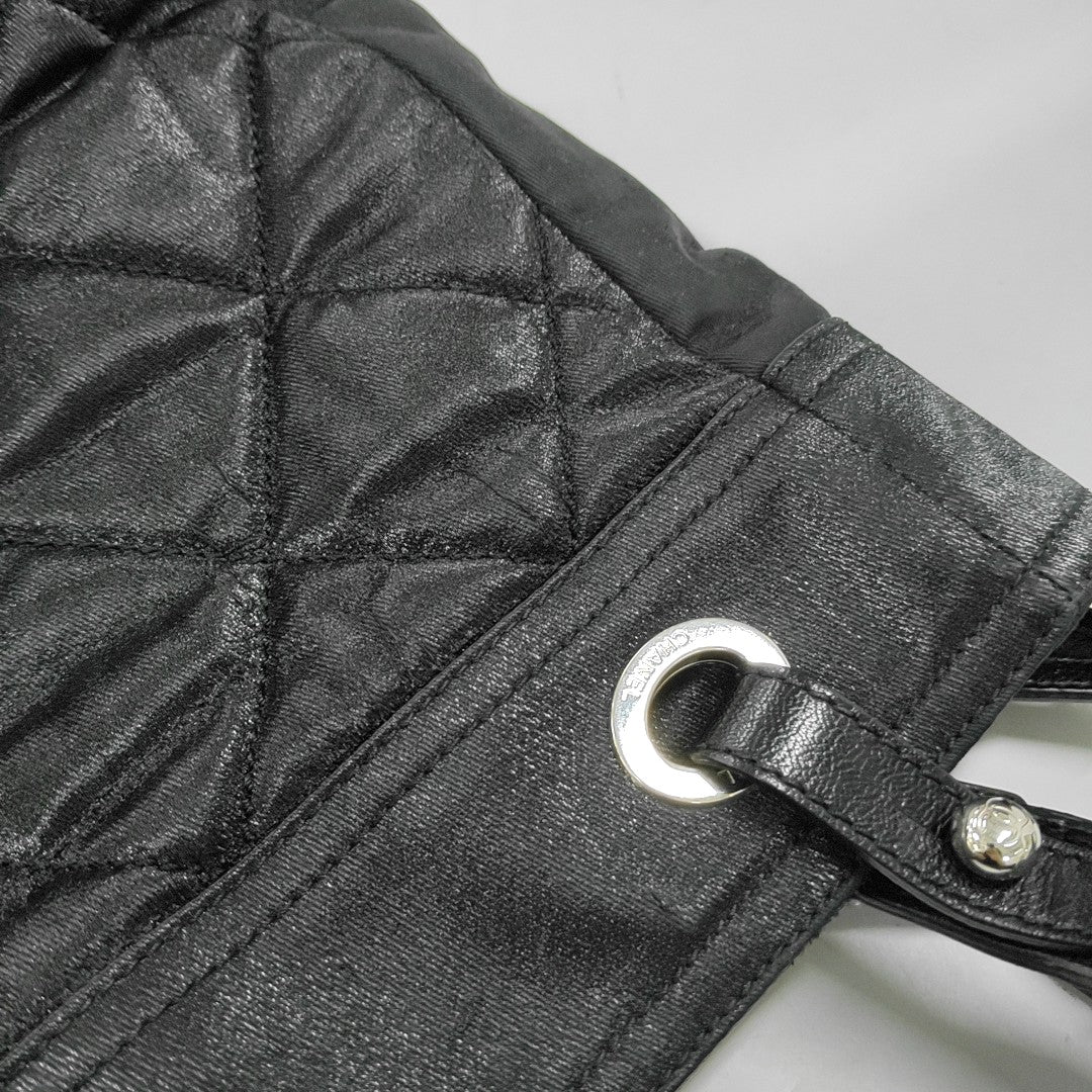 PARIS BIARRITZ Quilted Fabric Black