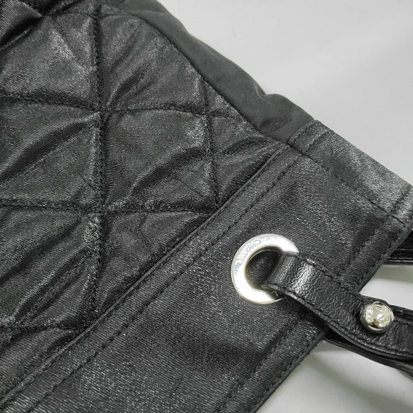 PARIS BIARRITZ Quilted Fabric Black