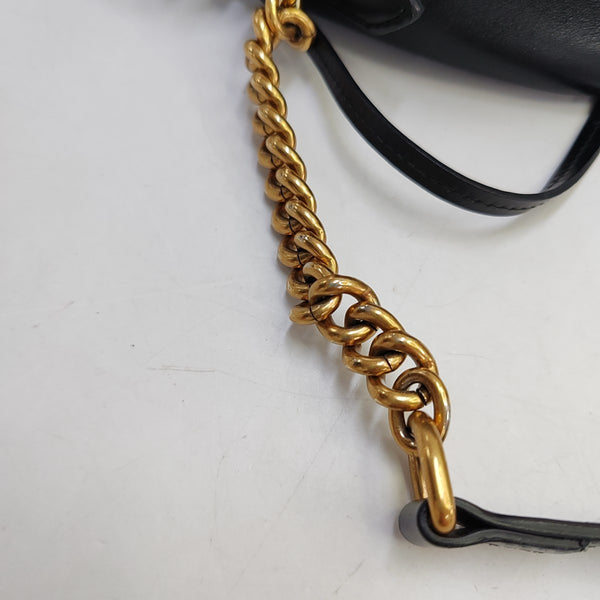GG Marmont Small Quilted Calfskin Black
