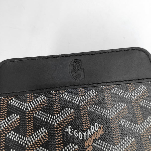 Saint-Marc Coated Canvas Black Wallet