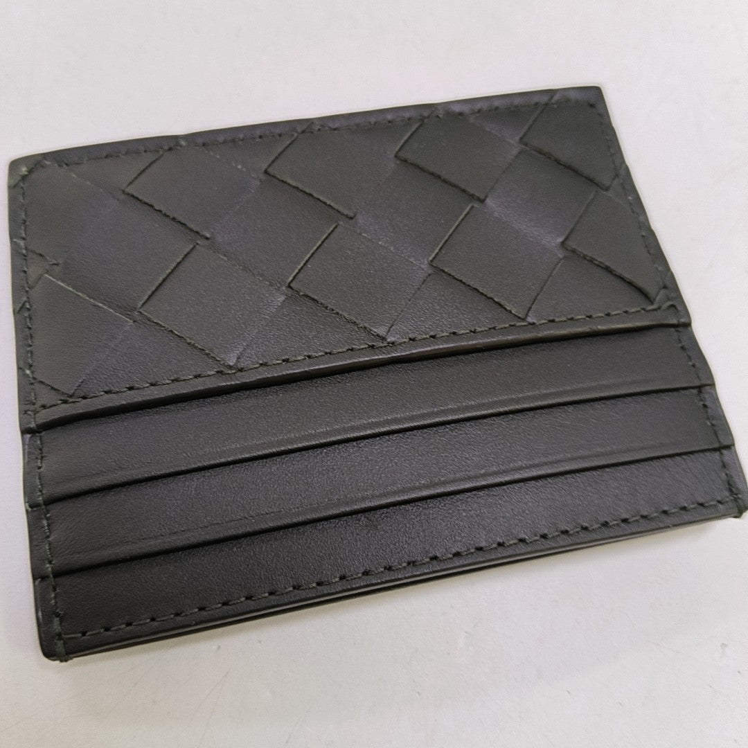 Calfskin Card Holder Black