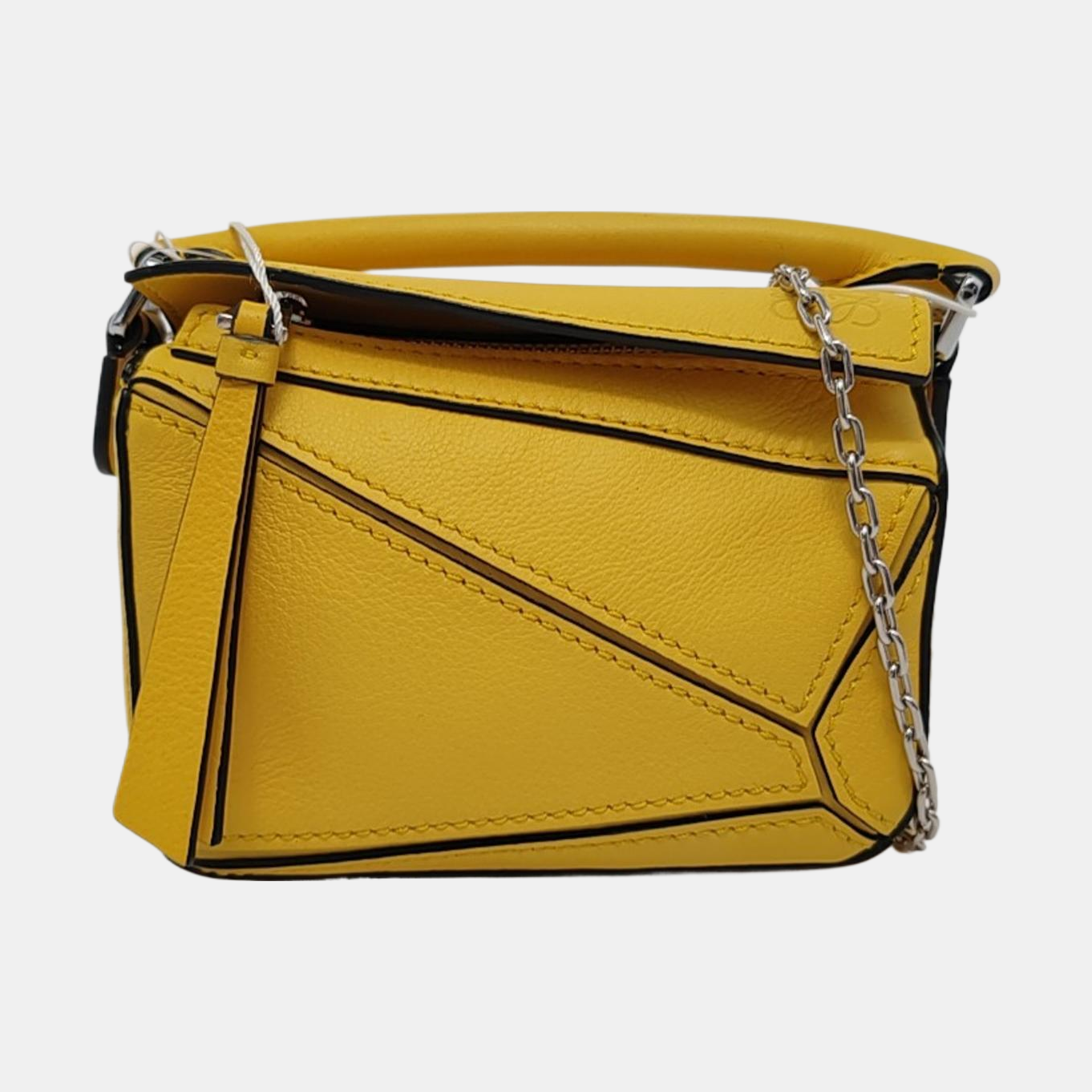 Authenticated pre-owned  Puzzle Calfskin Yellow - Crossbody Bag at Looply