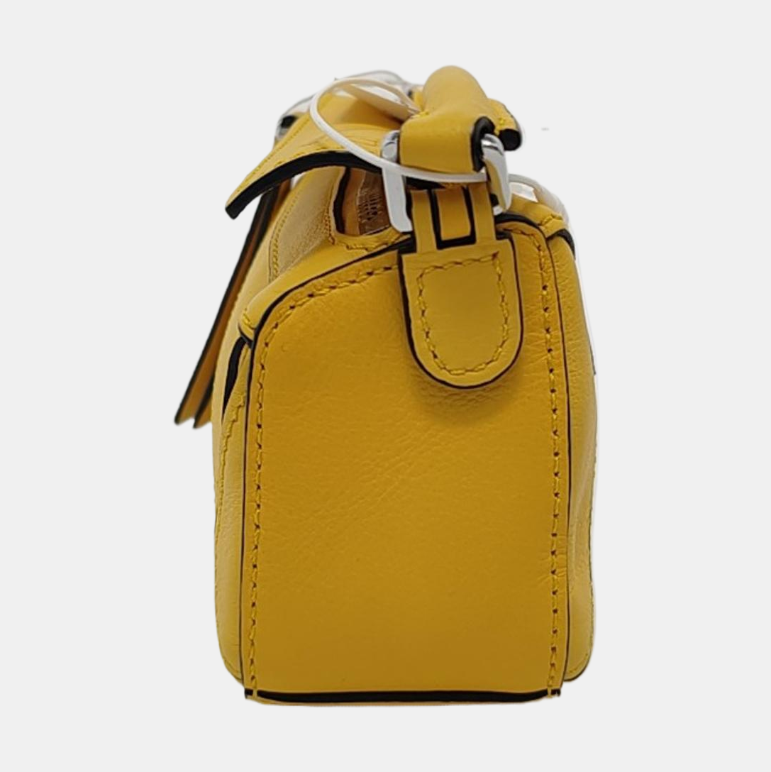 Authenticated pre-owned  Puzzle Calfskin Yellow - Crossbody Bag at Looply