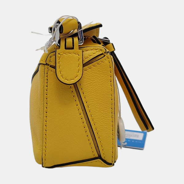 Authenticated pre-owned  Puzzle Calfskin Yellow - Crossbody Bag at Looply