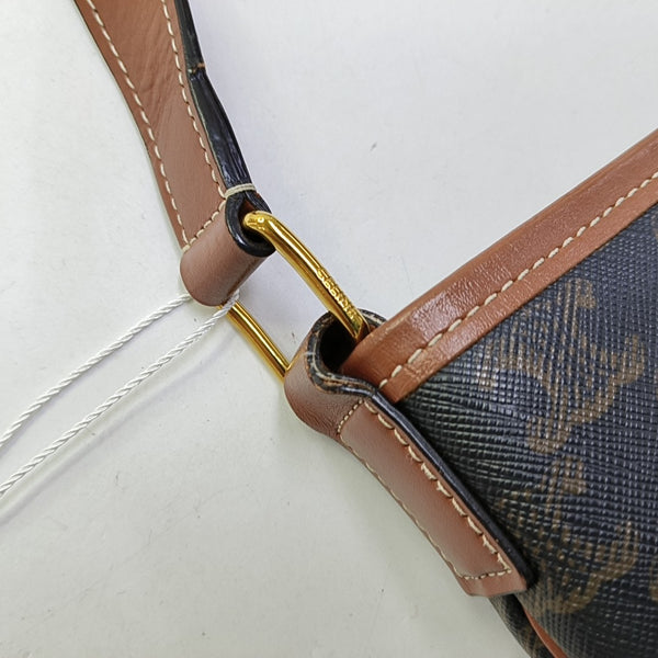 TRIOMPHE CANVAS Small Coated Canvas Brown