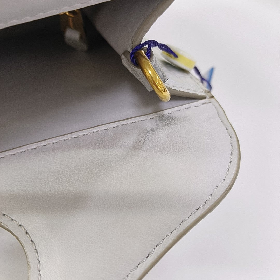 Pocket Mini Calfskin White