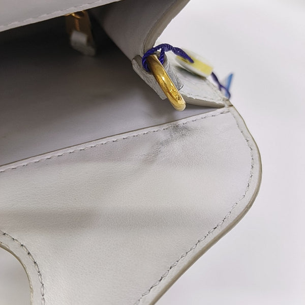 Pocket Mini Calfskin White
