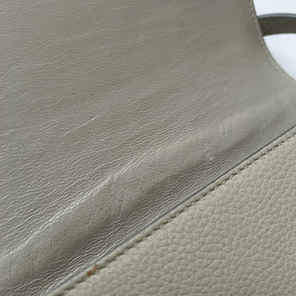 TROTTEUR Small Calfskin Gray