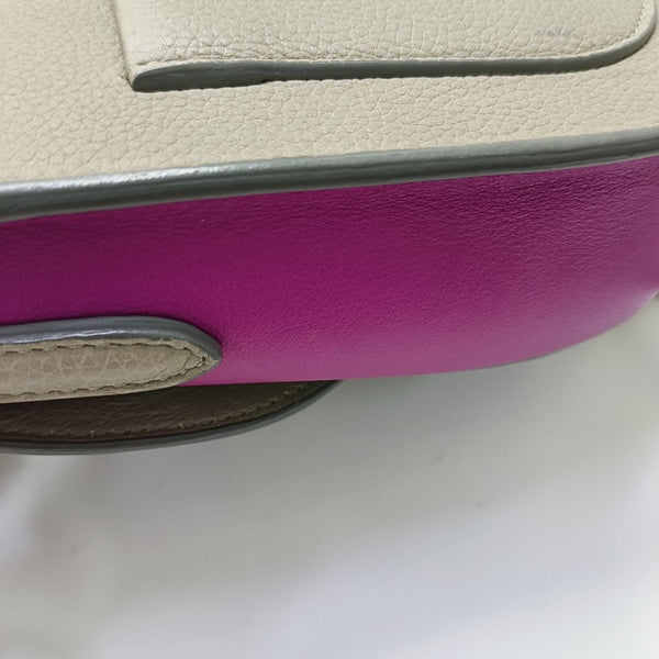 TROTTEUR Small Calfskin Gray