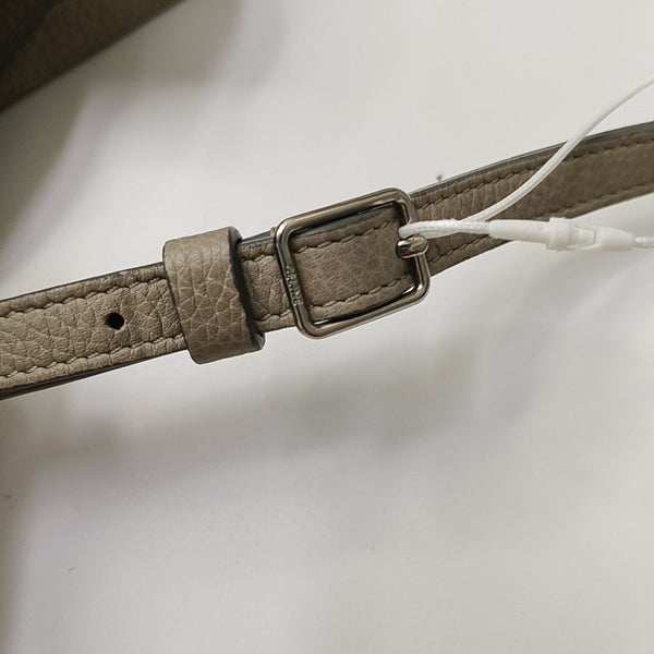 TROTTEUR Small Calfskin Gray