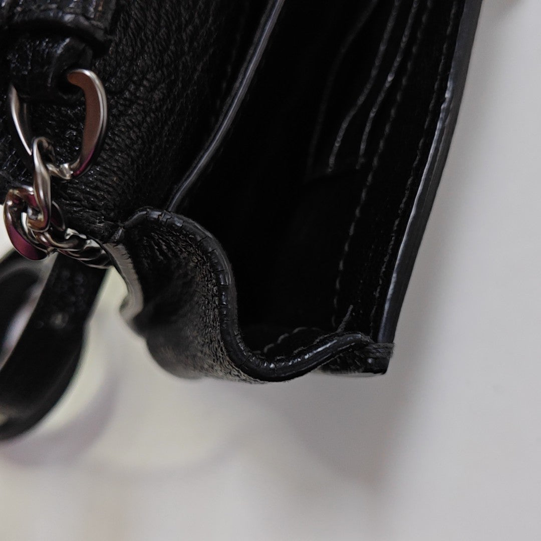 My Miu Calfskin Black