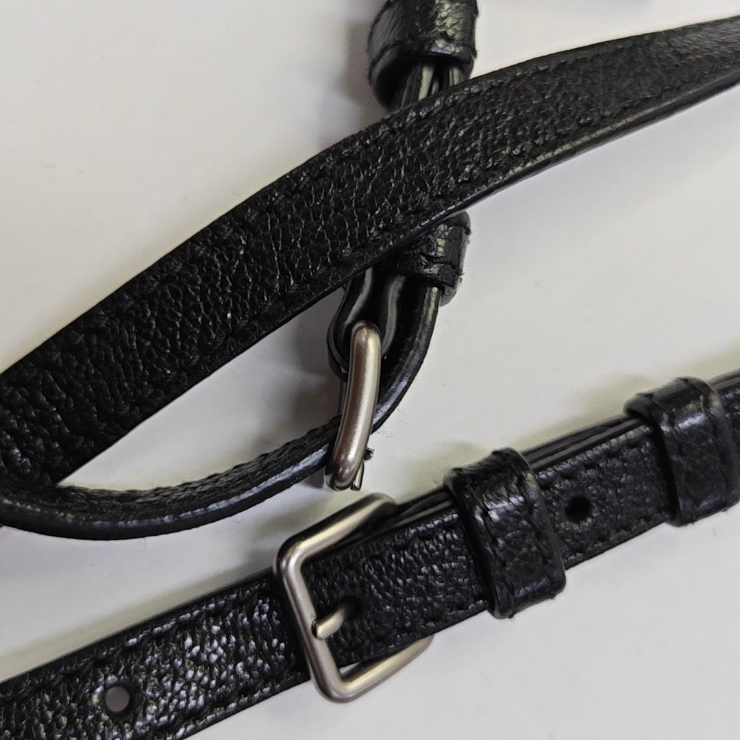 My Miu Calfskin Black