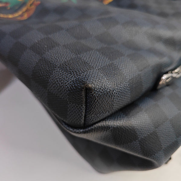 APOLLO Damier Coated Canvas Blue