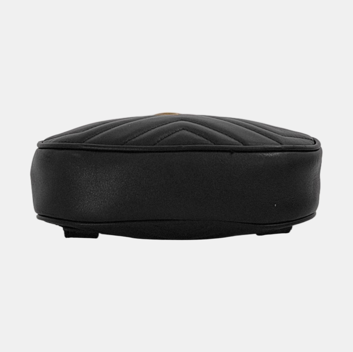 Authenticated pre-owned  GG Marmont Calfskin Black - Belt Bag at Looply