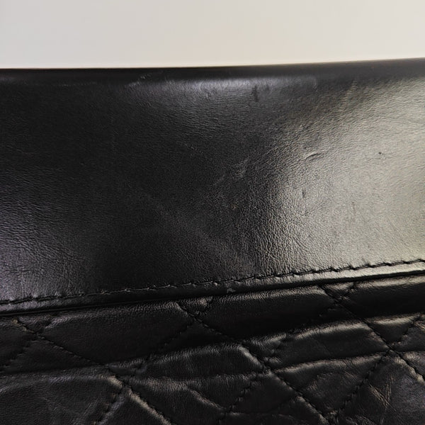 GABRIELLE Medium Quilted Lambskin Black