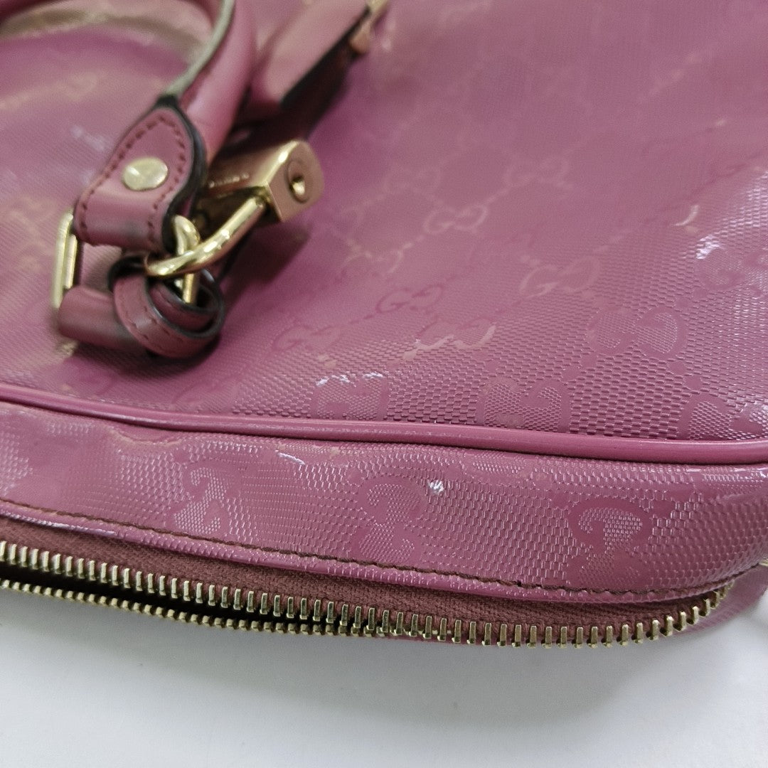 Signature Monogram Coated Canvas Pink