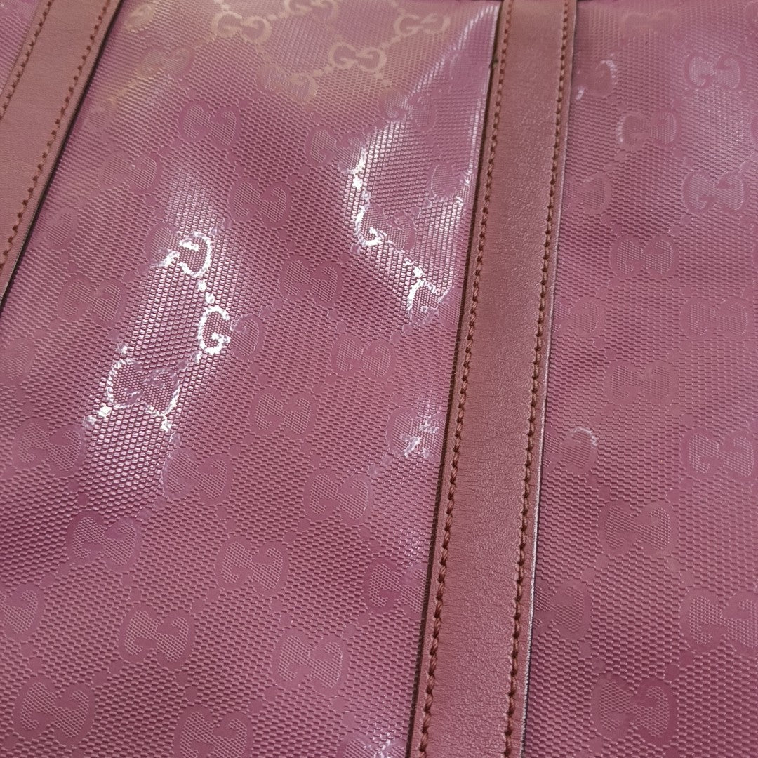 Signature Monogram Coated Canvas Pink