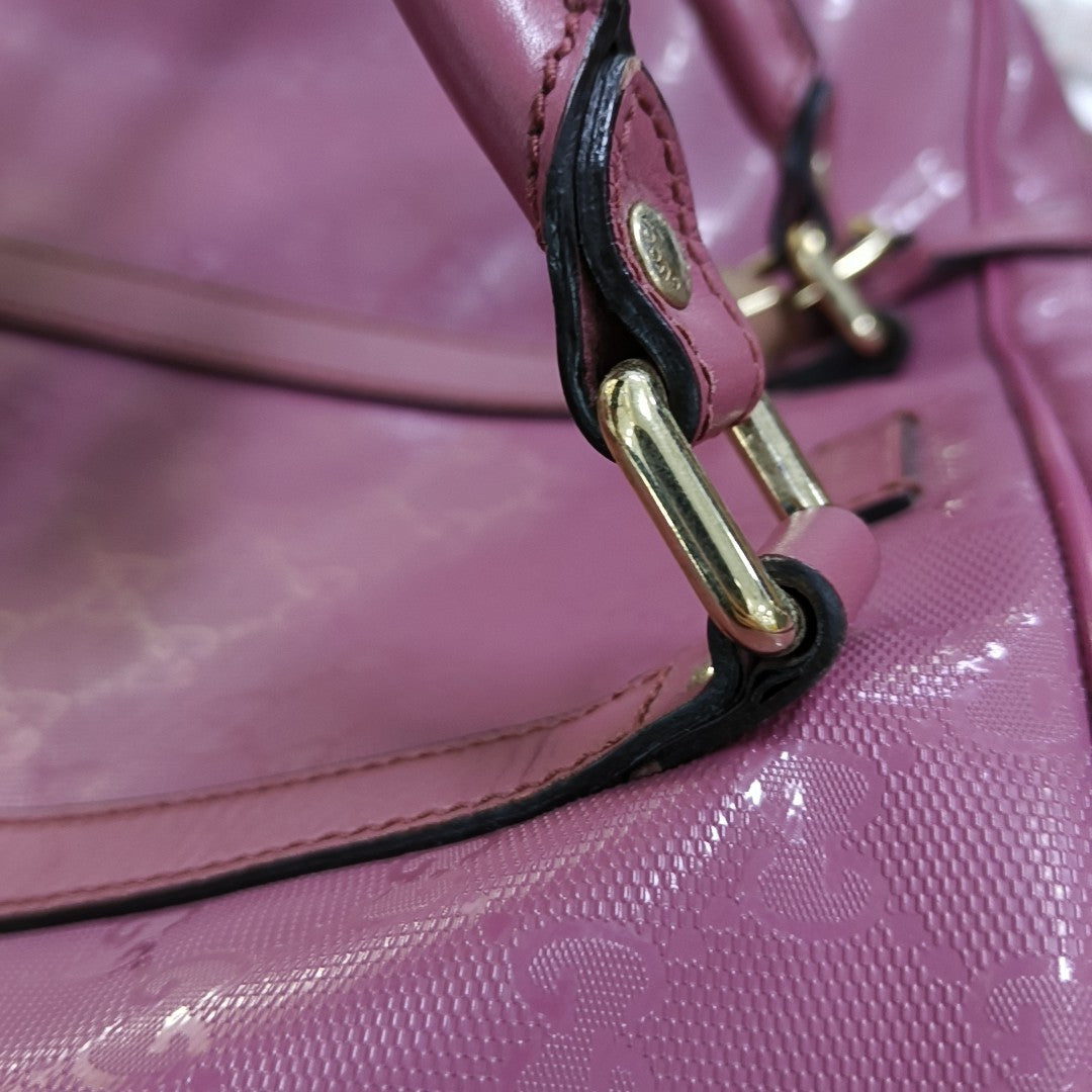 Signature Monogram Coated Canvas Pink