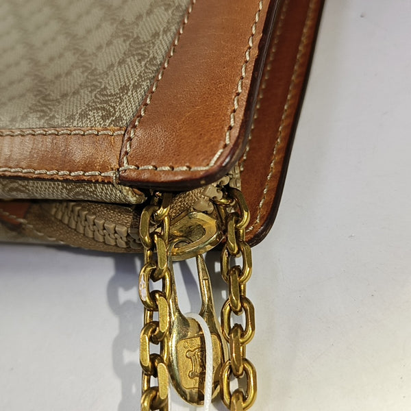 MACADAM CLUTCHES Coated Canvas Beige
