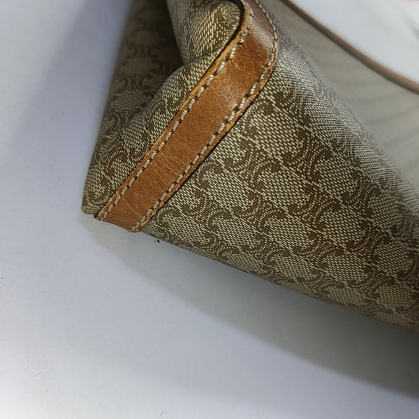 MACADAM CLUTCHES Coated Canvas Beige