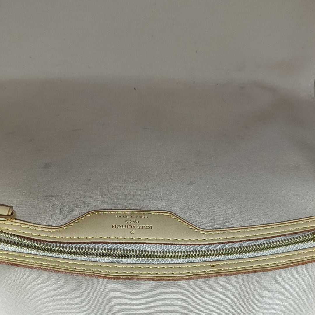 BREA MM Monogram Patent Leather Yellow