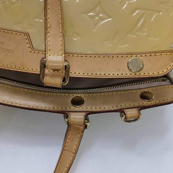 BREA MM Monogram Patent Leather Yellow