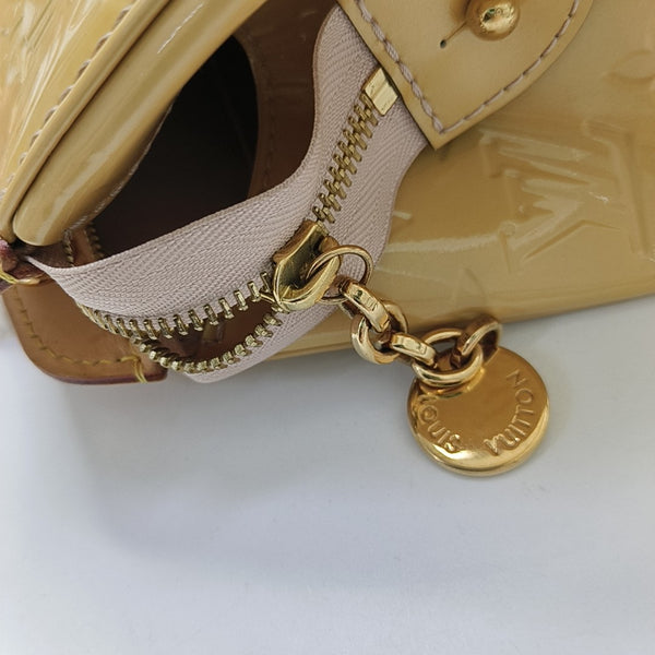 BREA MM Monogram Patent Leather Yellow