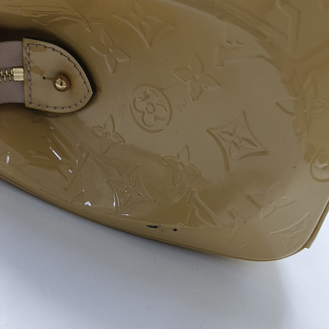 BREA MM Monogram Patent Leather Yellow