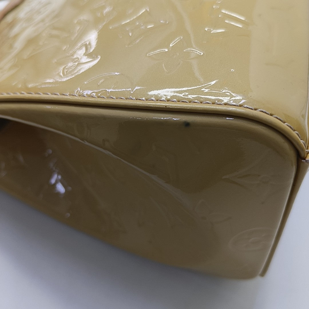 BREA MM Monogram Patent Leather Yellow